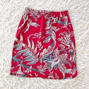 Ann Taylor LOFT Printed Lightweight Spring Summer Skirt Medium